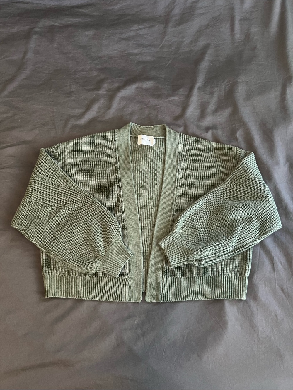 Wilfred Free Unwind Merino Wool Waist Cardigan